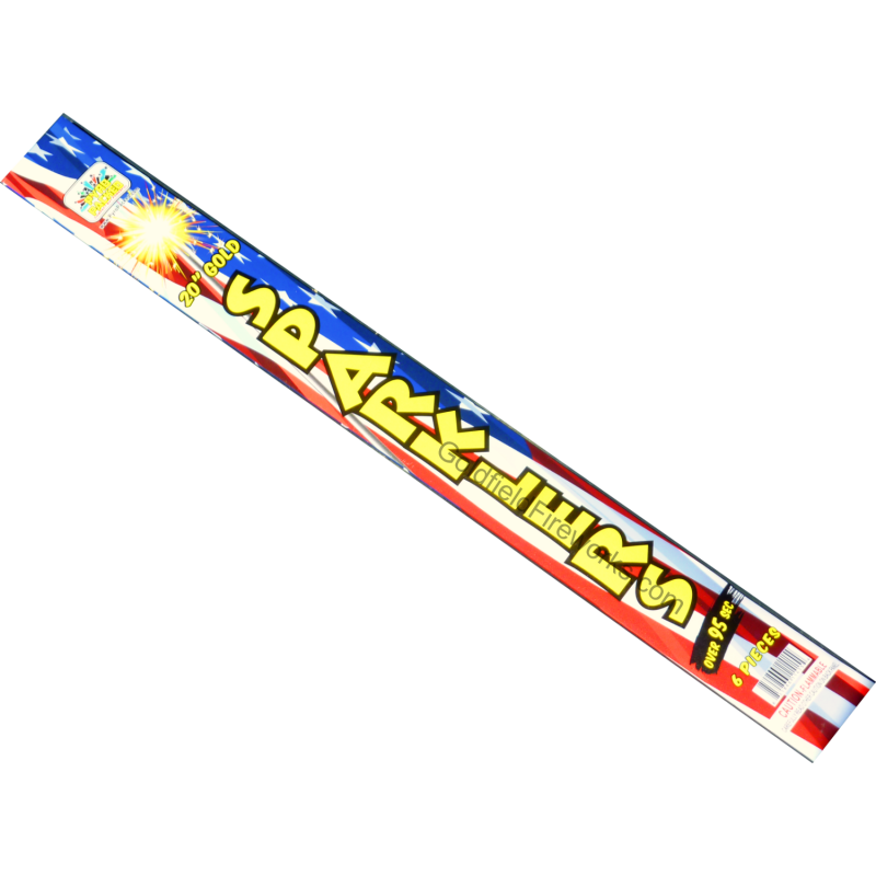 20-inch gold sparkler